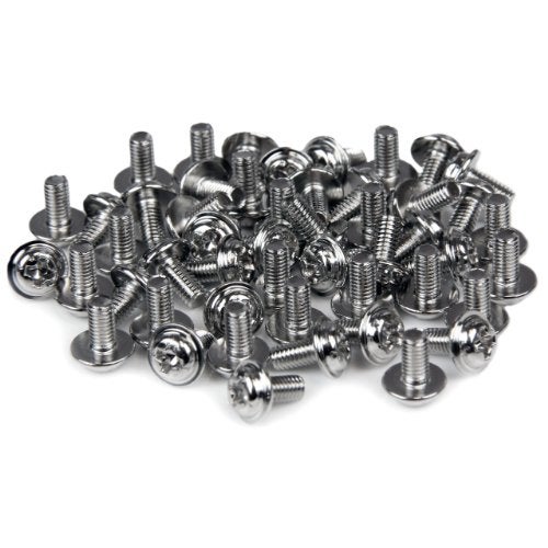 StarTech.com PC Mounting Computer Screws M3 x 1/4in Long Standoff - Screw kit - 0.2 in (Pack of 50), TAA (SCREWM3) - Image 1