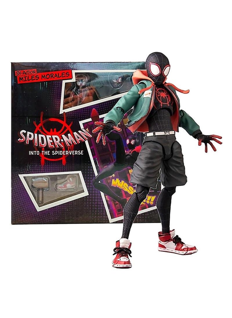 Generic - Miles Morales Action Figure Series Sentinel Marvel Spider-Man Spider-Man Parallel Universe Doll Model Toy - Image 1