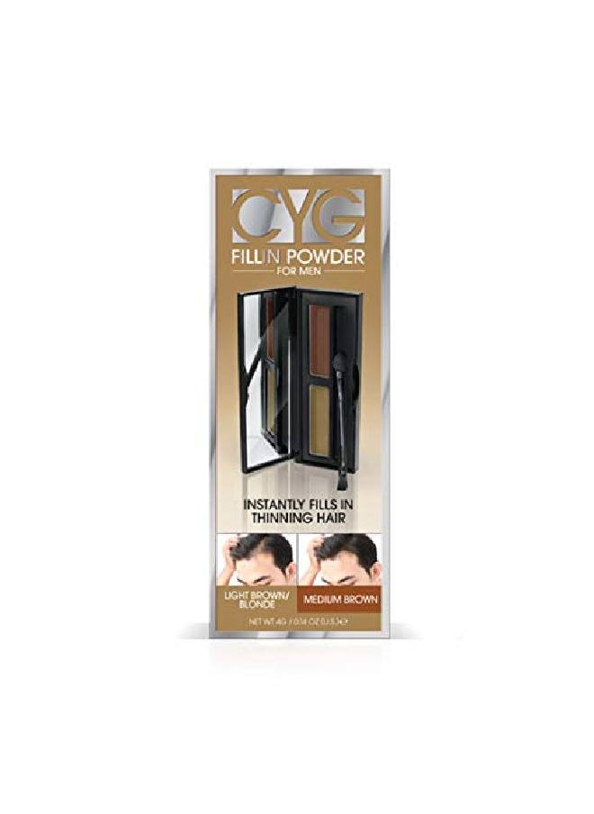 Cover Your Gray Fill In Powder Pro For Men Blonde/Medium Brown  - Image 1