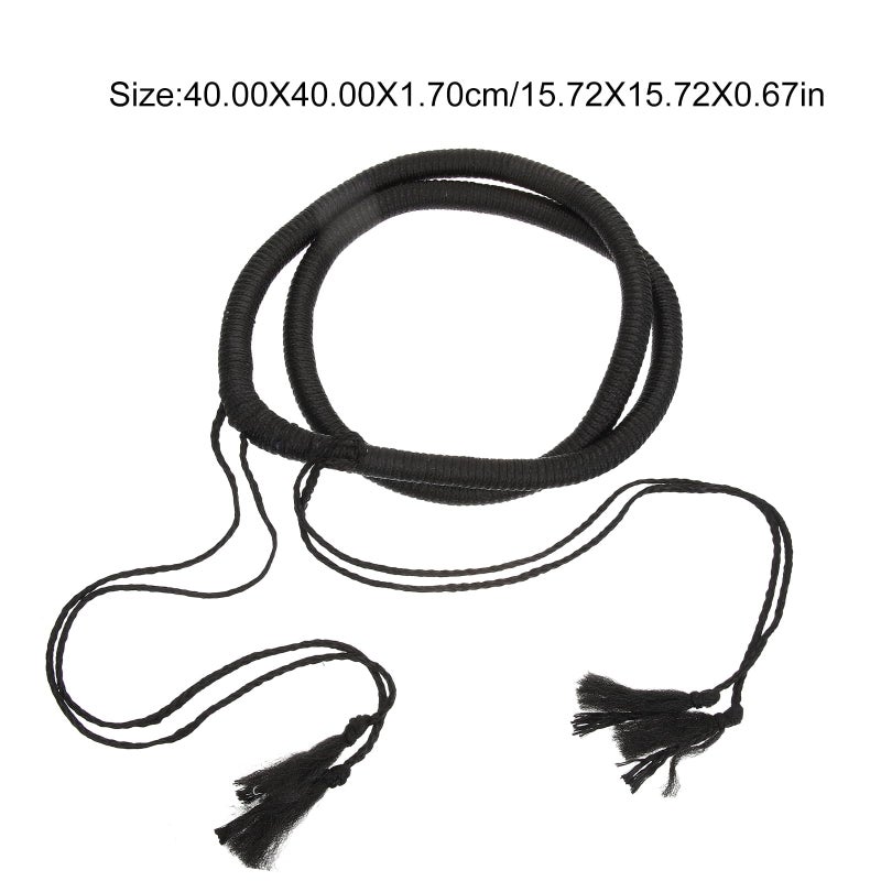 Luckam كوفية عربية غطاء رأس مسلم سعودي دبي، عقال للرجال، رباط شعر لملحقات الشعر - Image 4