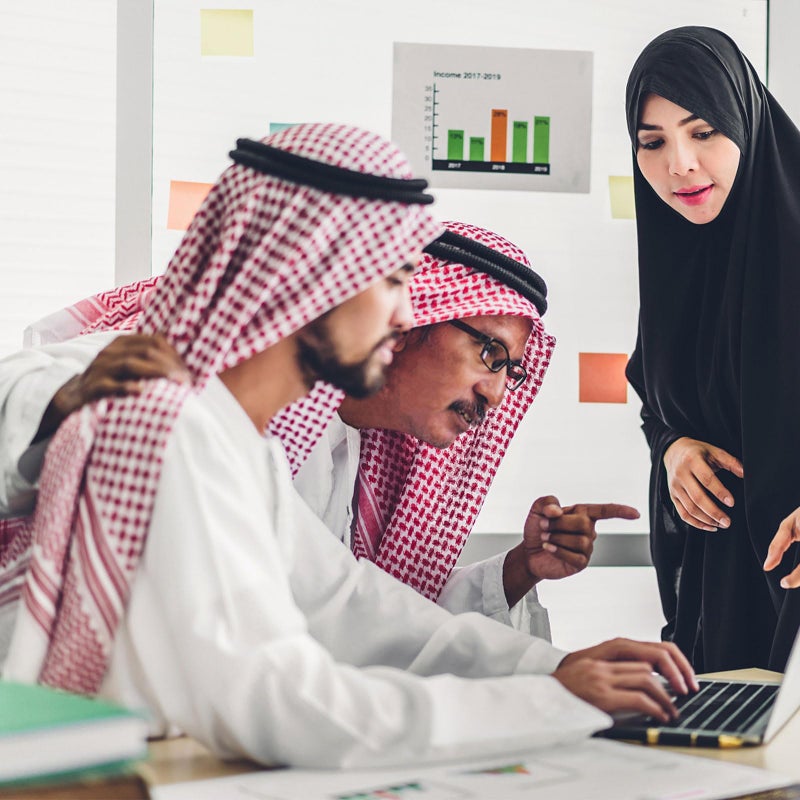 Luckam كوفية عربية غطاء رأس مسلم سعودي دبي، عقال للرجال، رباط شعر لملحقات الشعر - Image 2