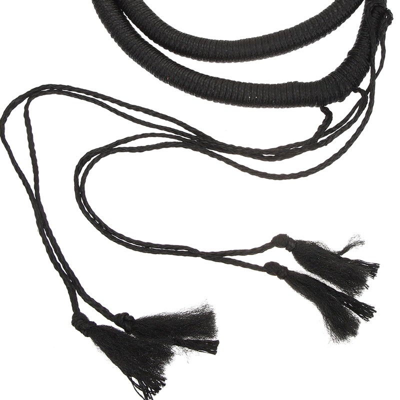 Luckam كوفية عربية غطاء رأس مسلم سعودي دبي، عقال للرجال، رباط شعر لملحقات الشعر - Image 5