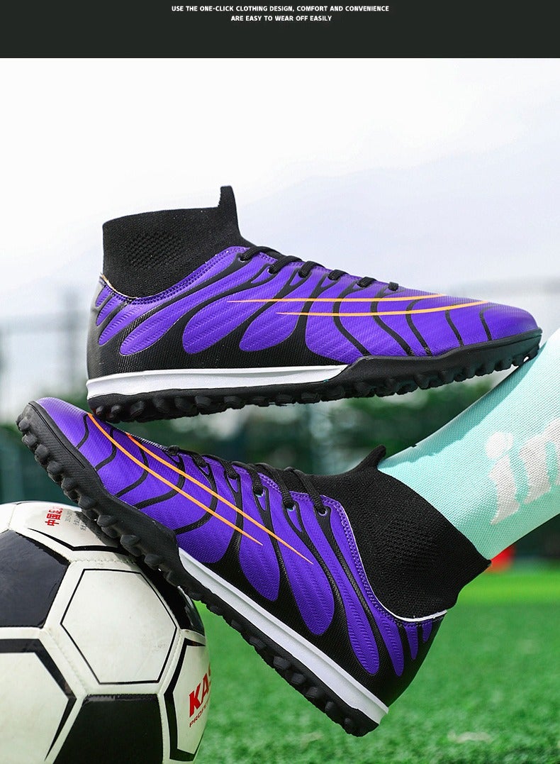 SKT Shiketro Men's Football Shoes, Suitable For Outdoor Indoor Professional Youth Boys Football Shoes, Unisex Football Shoes.  - Image 2