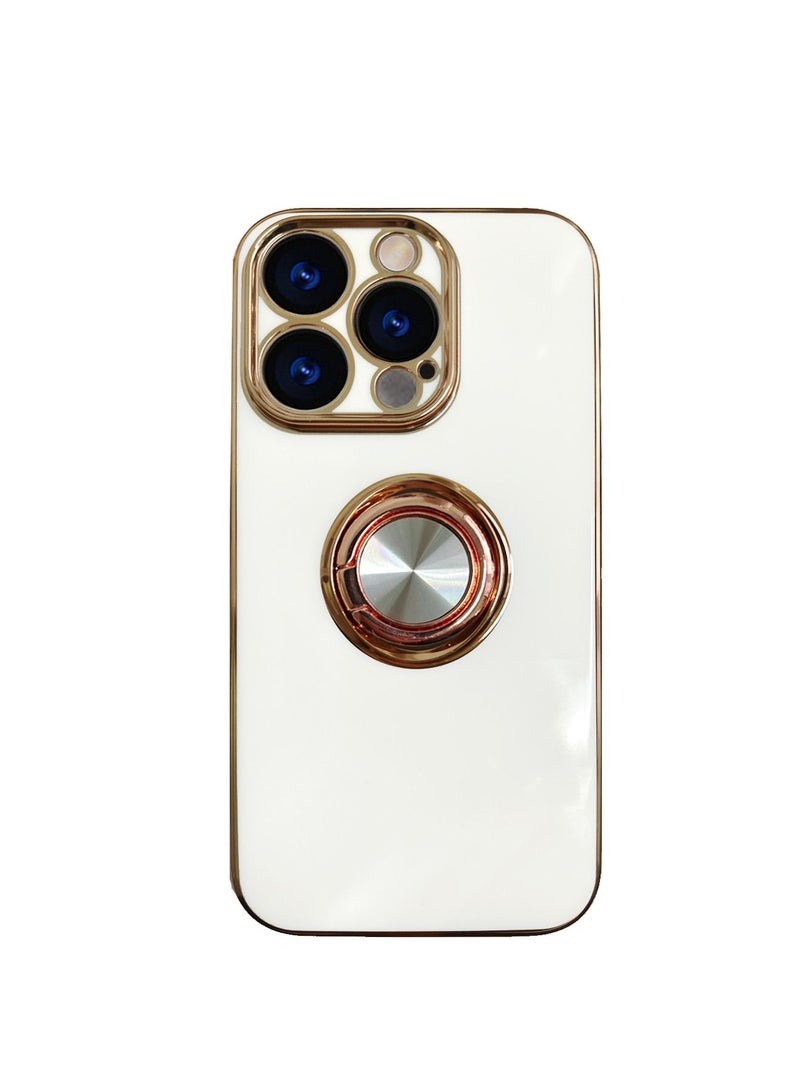 IPhone 14 Pro Max Case Plating Ring Protection Case - Image 1