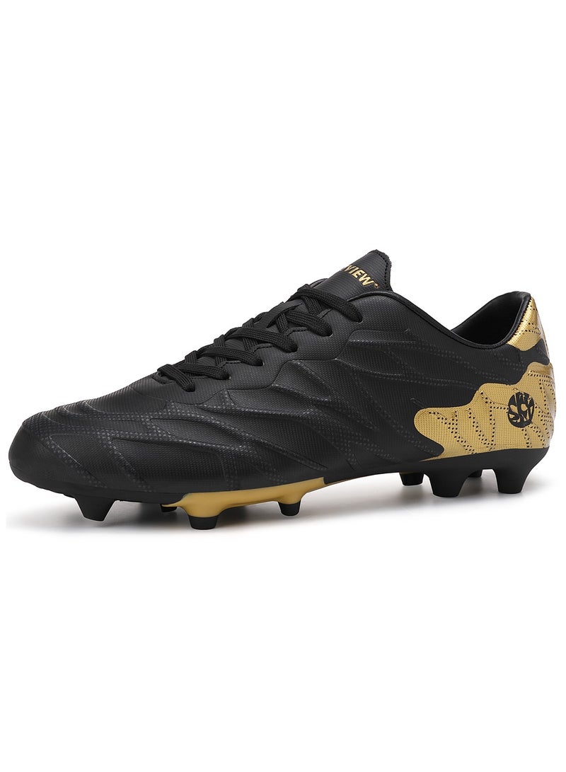 Sky View Unisex Sizes Soccer Cleats with Lace-Up FG sole spikes for Training Athletic Outdoor/Indoor ground Comfortable Lightweight and Durable for Men,Women,Football Training Sneakers  - Image 1