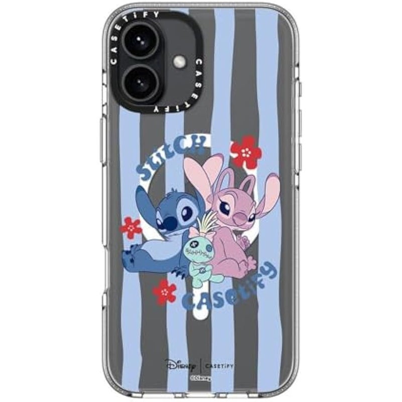 Casetify Clear iPhone 16 Plus Case 【Lilo & Stitch Colab/Not Yellowing / 6.6ft Drop Protection/Compatible with Magsafe】 - Stitch Family - Clear - Image 5
