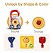 iPlay, iLearn iPlay iLearn Toddler Lock Key Toy Montessori Learning Sorting Matching Toy Baby Fine Motor Development Infant Activity Push Car Educational Birthday Gift 12 18 Month 1 2 3 Year Old Kid Boy Girl - Image 4