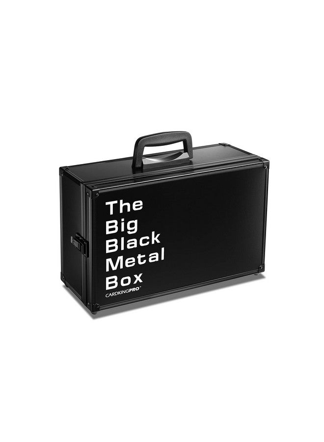 CARDKINGPRO The Big Black Metal Box (BBB Edition) | Case Is Compatible with Cards Against Humanity, All Standard Card Games (Game Not Included) | Includes 8 Dividers | Fits up to 2500 Loose Unsleeved Cards, Boks  - Image 1