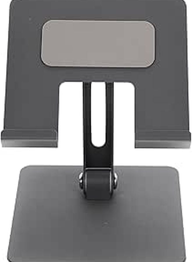 Foldable Metal Tablet Stand Adjustable Nonskid Holder For Phone And Tablet Gray - Image 1