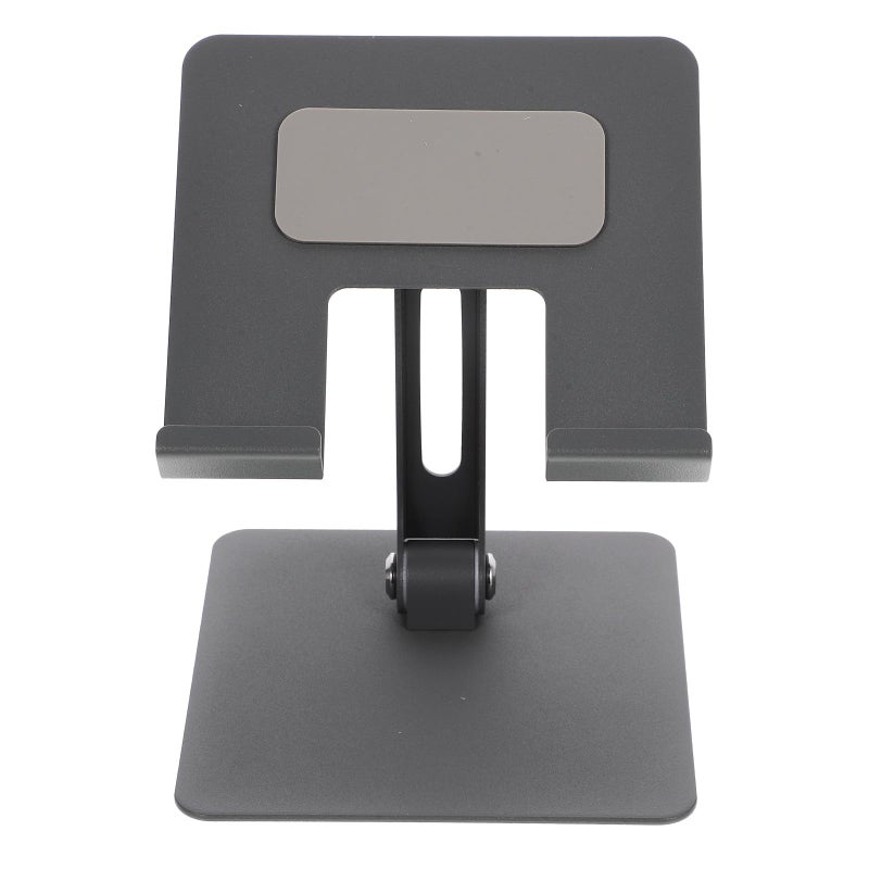 Foldable Metal Tablet Stand Adjustable Nonskid Holder For Phone And Tablet Gray - Image 2