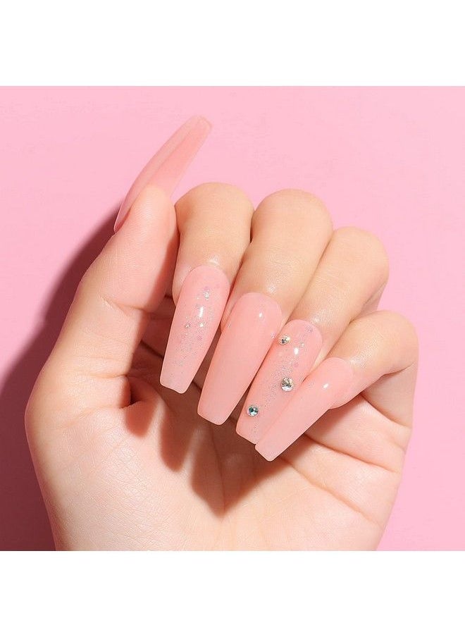 AIMEILI Hema Free Rubber Base Gel For Nails Soak Off U V Led Clear Sheer Gel Nail Polish 4 In 1 Nail Strengthen/Enhance/Base Coat/Color Gel Polish Set Of 6Pcs X 10Ml Kit 45  - Image 5
