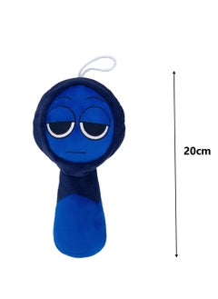 General Rhythm Box Sprunki Game Peripheral 20cm Plush Toy, Realistic Cute Soft Plush Doll, Gift for Boys and Girls Game Fans (Dark Blue)  - Image 2