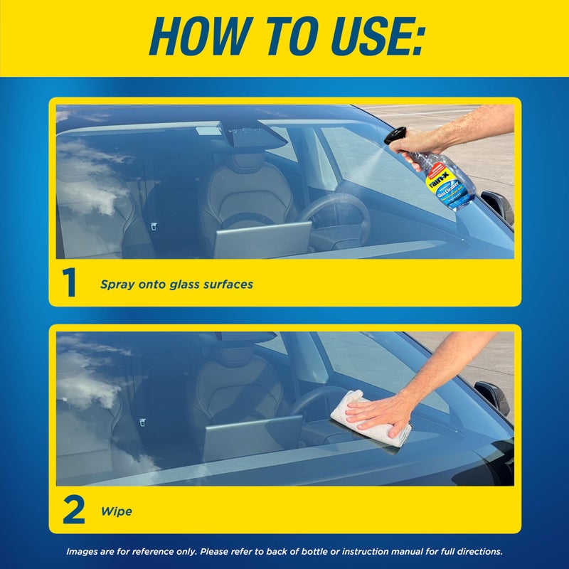 Rain-X 630018 Auto Glass Cleaner, 23 oz. - Cleans Car Windows, Windshields and Other Auto Glass Surfaces for a Clean, Streak-Free Finish - Image 4