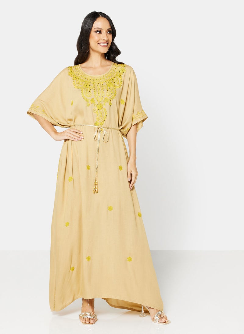 ARABIAN CLOSET EMBROIDERED KAFTAN - Image 1