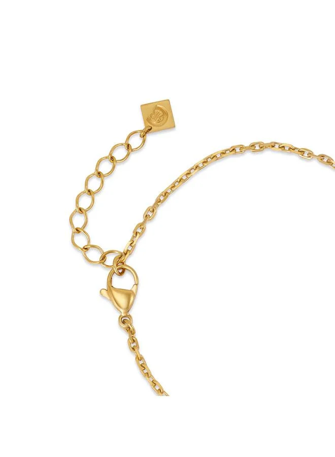 CERRUTI 1881 Maddalena Maddalena Gold Plated Stainless Steel Pearl Chain Bracelet for Women 170mm for Women | Best Price UAE