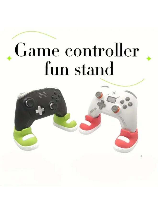 حامل جهاز التحكم في الألعاب على شكل حذاء أصفر لجهاز PS4 وPS5 وXbox هدية للألعاب - Image 1