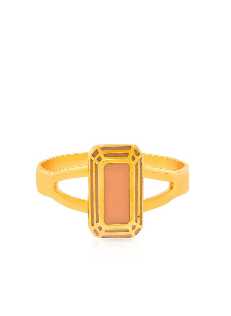 Malabar Gold and Diamonds - 22 Carat (916) Purity Yellow Gold Ring RG0794244_Y_15 For Women - Image 1