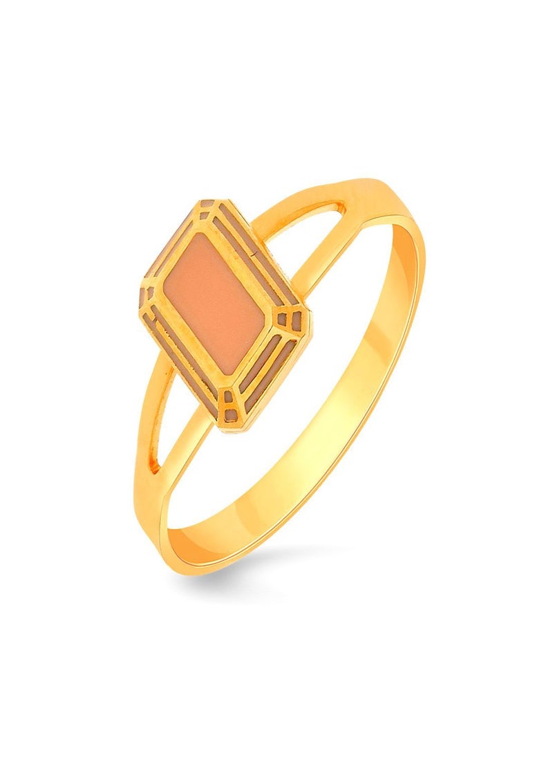 Malabar Gold and Diamonds - 22 Carat (916) Purity Yellow Gold Ring RG0794244_Y_15 For Women - Image 1