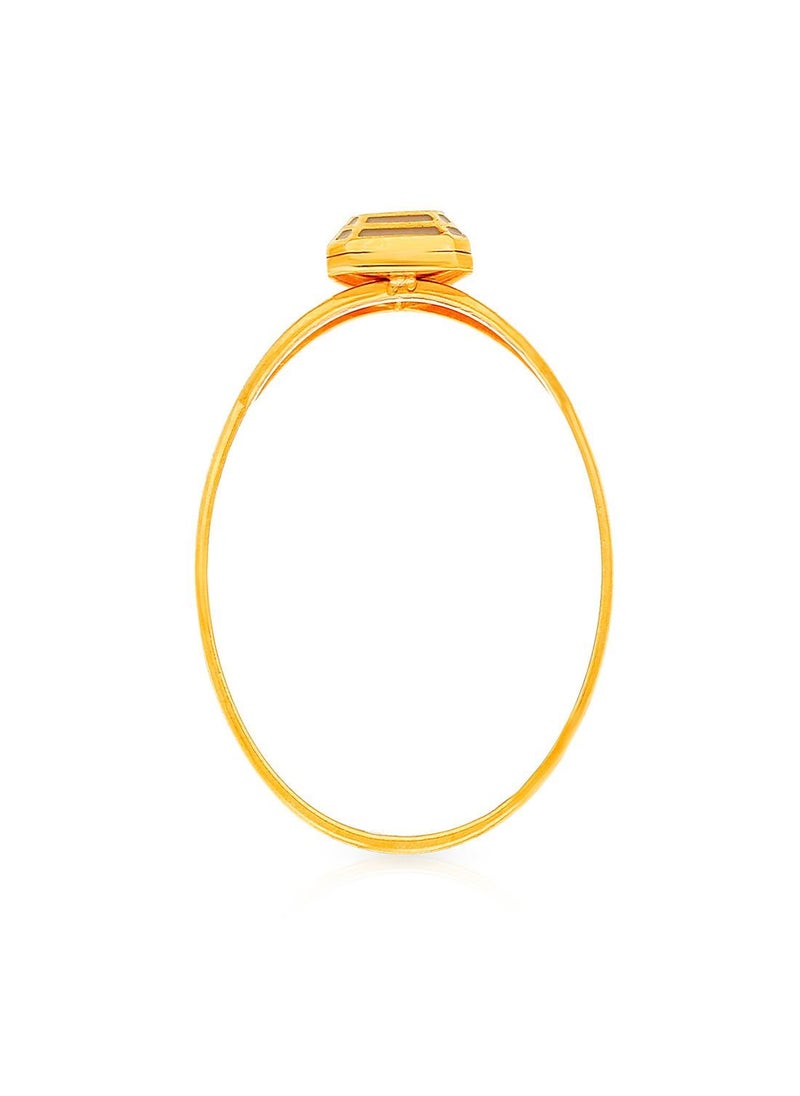 Malabar Gold and Diamonds - 22 Carat (916) Purity Yellow Gold Ring RG0794244_Y_15 For Women - Image 1