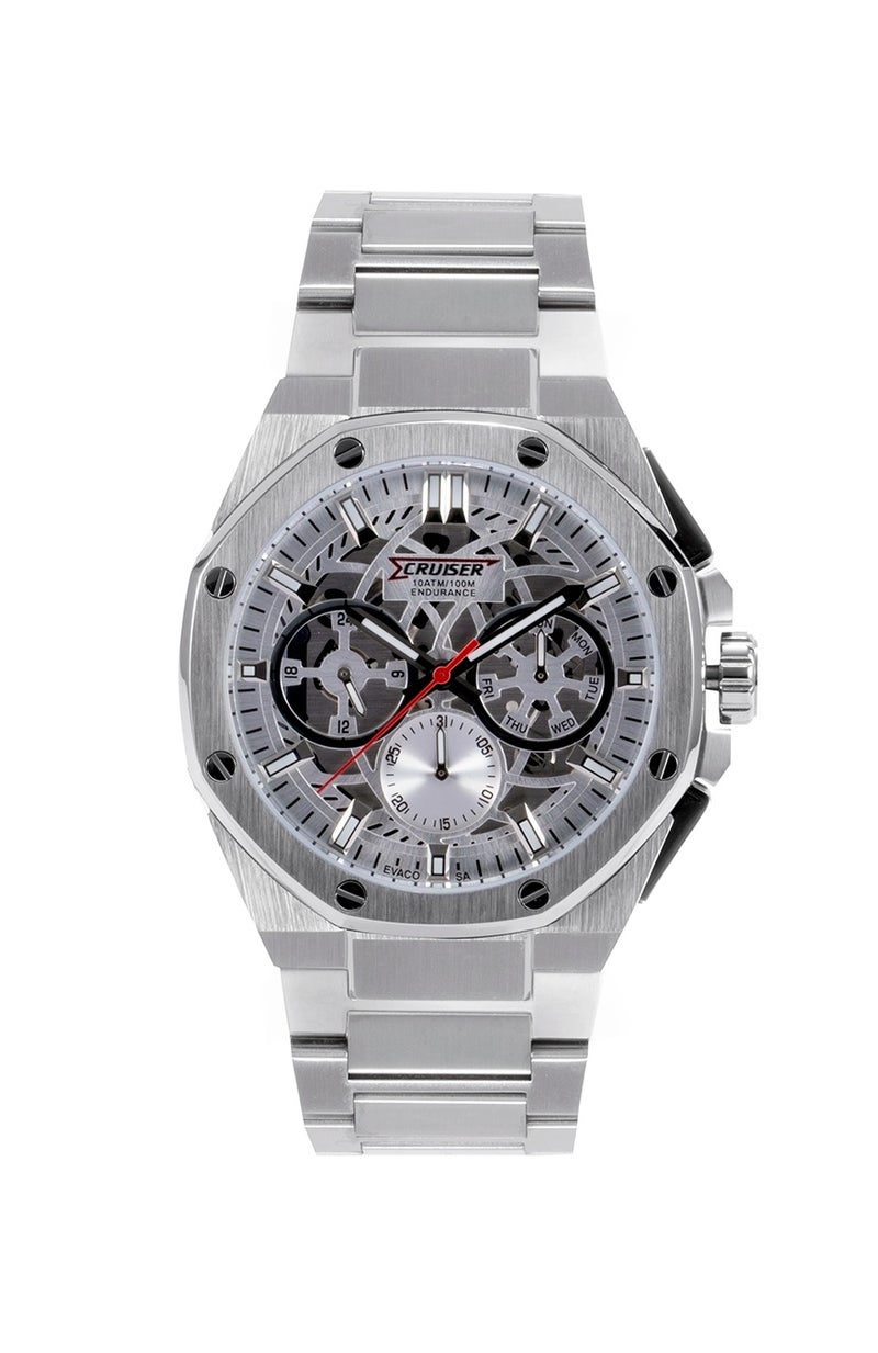 CRUISER Stainless steel multifunction quartz watch C26401-GSSS - Image 1