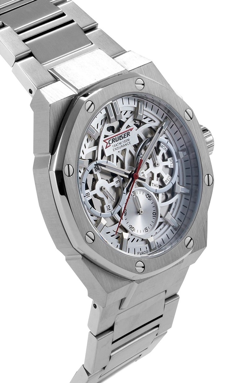 CRUISER Stainless steel multifunction quartz watch C26401-GSSS - Image 3