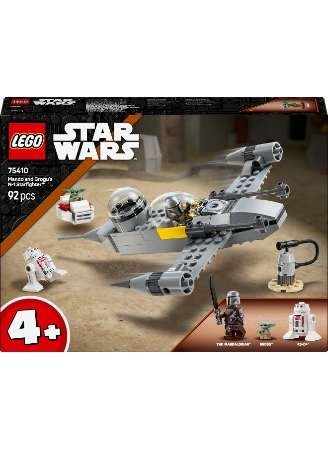 LEGO LEGO Star Wars Mando & Grogu’s N-1 Starfighter 75410 Building Set (92 Pieces)  - Image 2