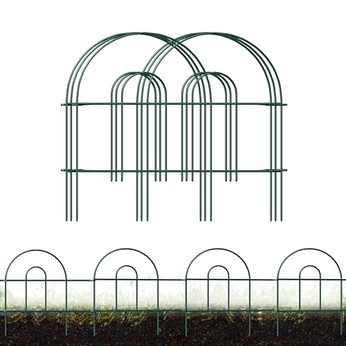 FOREHOGAR Decorative Garden Folding Border Fence, Metal Wire Edging Flower Fence Panel 18in X50ft Outdoor Patio Landscape - Image 1