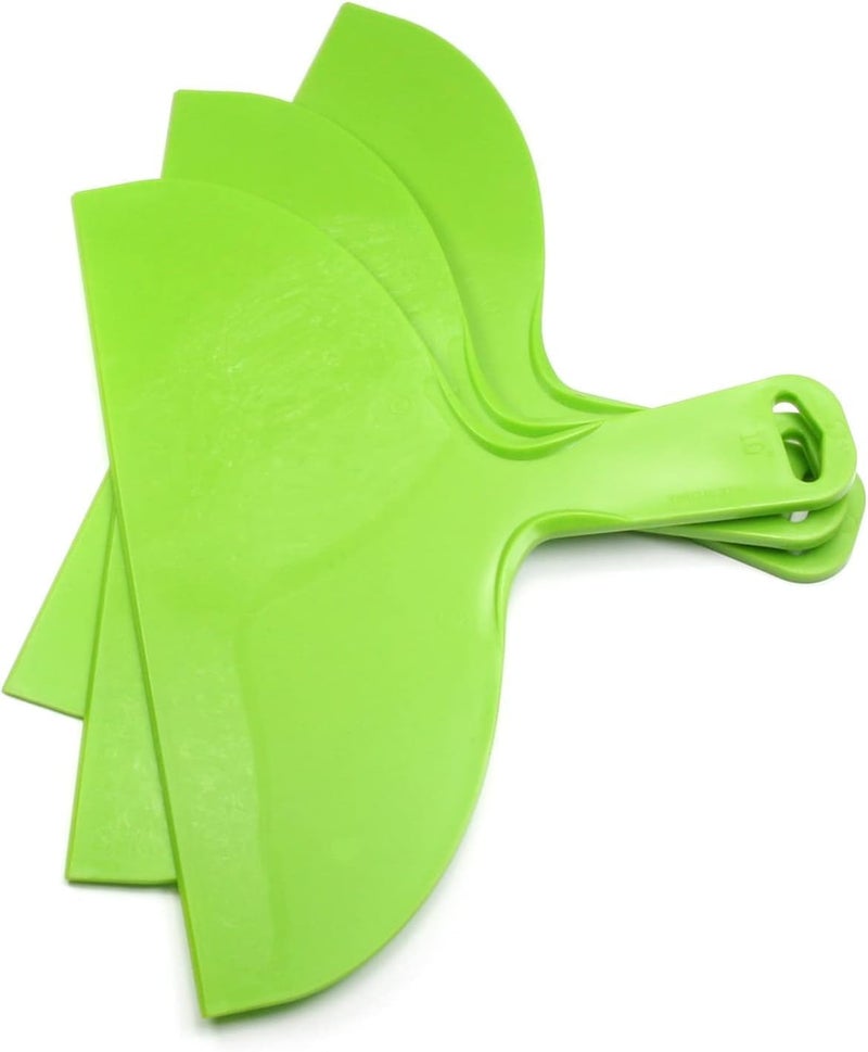 Utoolmart Putty Scraper 8" Plastic Flexible Putty Knives Spreader for Taping Drywall Wall Painting Green 3Pcs - Image 1