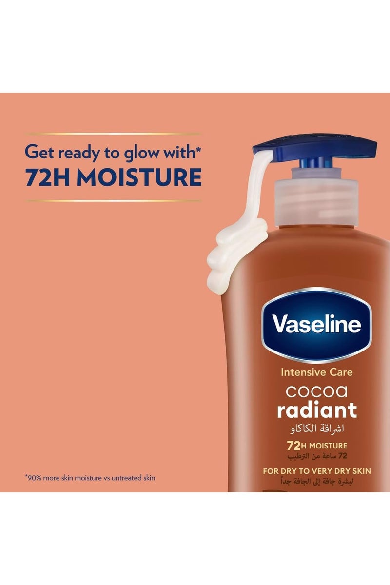Vaseline لوشن الجسم فازلين كاكاو راديانت، 2 × 400 مل - Image 4