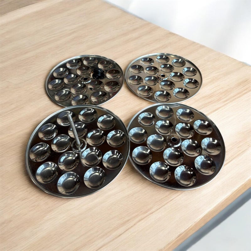 GBW Stainless Steel Mini Idli Stand, 18x4 Tier Design for outer lid Pressure Cooker - Image 3