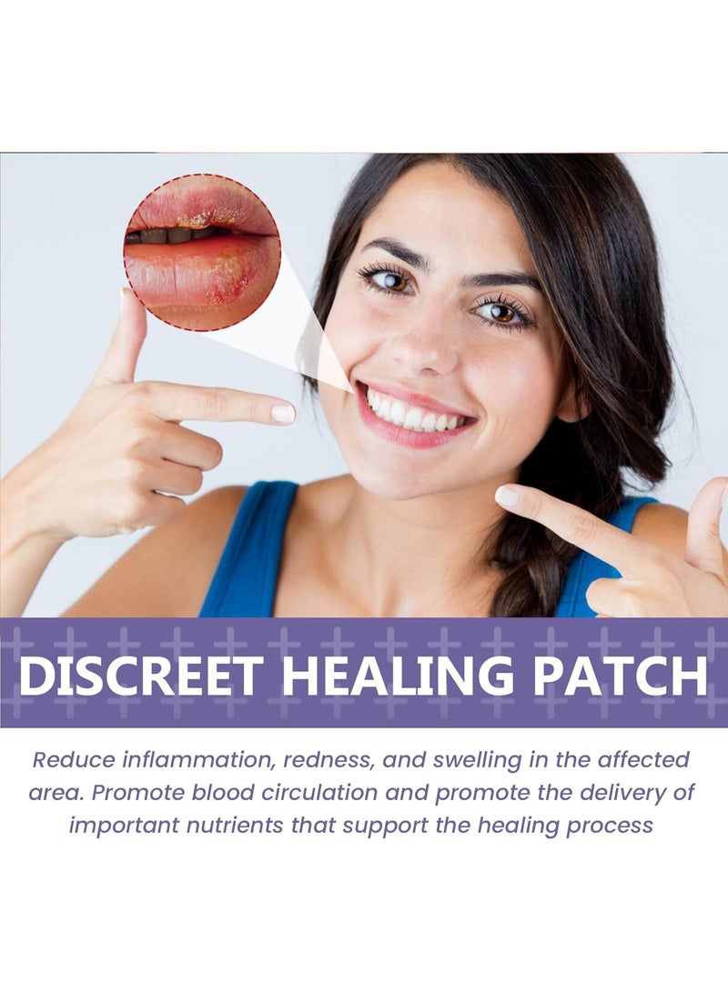 EELHOE Moisturising Plasters for Lips, 36pcs Nourishing Lip Plasters, Invisible Herpes Patches, Invisible Plasters Against Herpes, Lip Moisturising Plasters, Effective Herpes Patch - Image 4