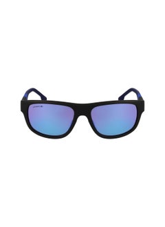 LACOSTE FULL RIM INJ-RUBBER INJECTED LACOSTE SUNS L6042S 5517 (004) MATTE BLACK/MULTICOLOR  MIRROR  - Image 2