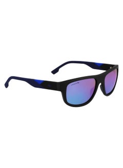 LACOSTE FULL RIM INJ-RUBBER INJECTED LACOSTE SUNS L6042S 5517 (004) MATTE BLACK/MULTICOLOR  MIRROR  - Image 3