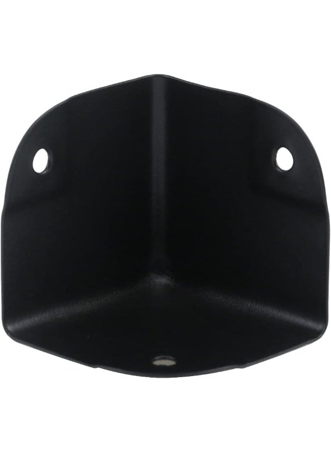 Antrader 16Pcs Black Metal Corner Protector,1.57" Box Edge Guard Protector,Metal Cabinets Speaker Corners Protector(40×40×40mm) - Image 4