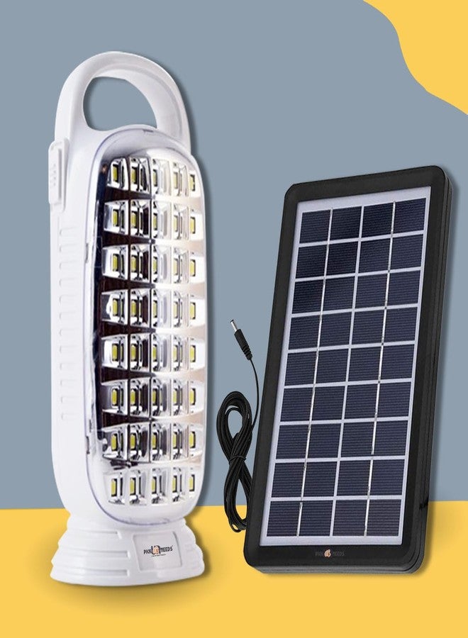 Pick Ur Needs Home Emergency Rechargeable 40 SMD High Bright LED Lantern Lamp Light with Eco Friendly Solar Panel - Image 1