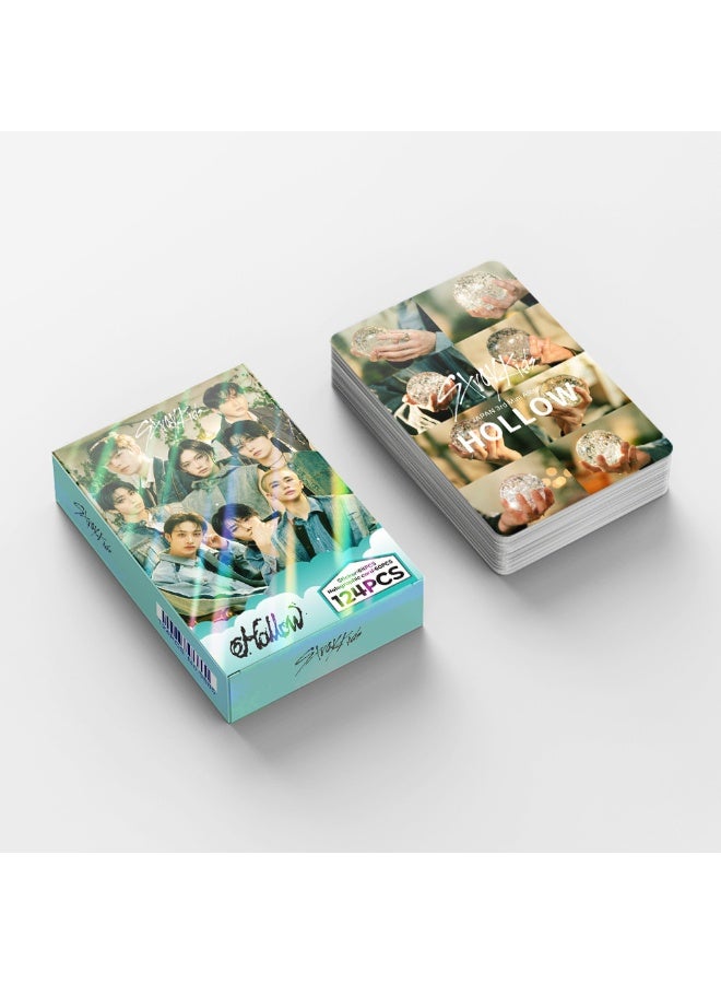 NIBEMINENT 124 Pcs Kpop Stray Kids Hollow Lomo Cards Card For Fans Collection Gifts - Image 3