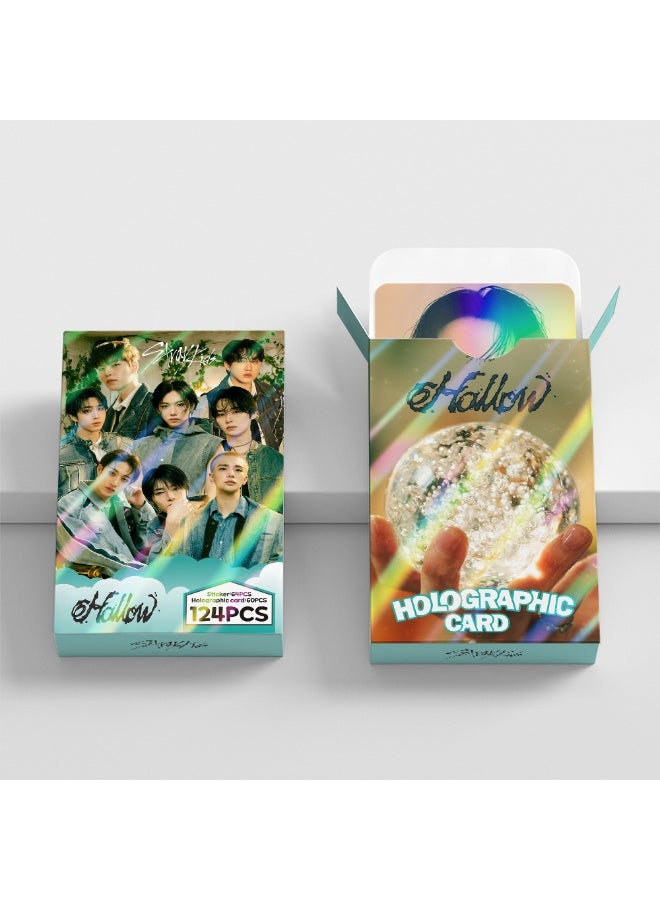 NIBEMINENT 124 Pcs Kpop Stray Kids Hollow Lomo Cards Card For Fans Collection Gifts - Image 2