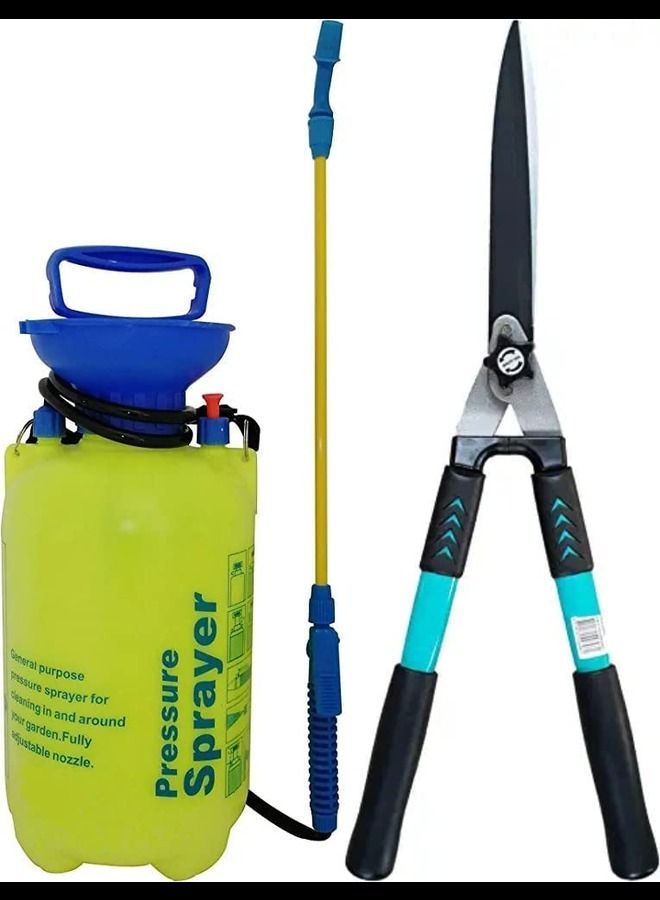 ABBASALI Pressure Sprayer Gardening Watering Tools & Garden Scissor Heavy Duty - Image 1