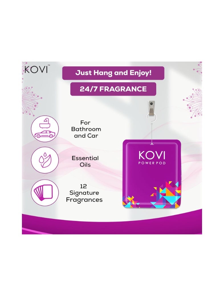 كوفي معطر جو قوي للحمام والسيارة، عطر يدوم طويلاً، غني بالزيوت العطرية، يدوم حتى 30 يوماً، عبوة من 6 قطع (10 غرام لكل قطعة) - Image 3