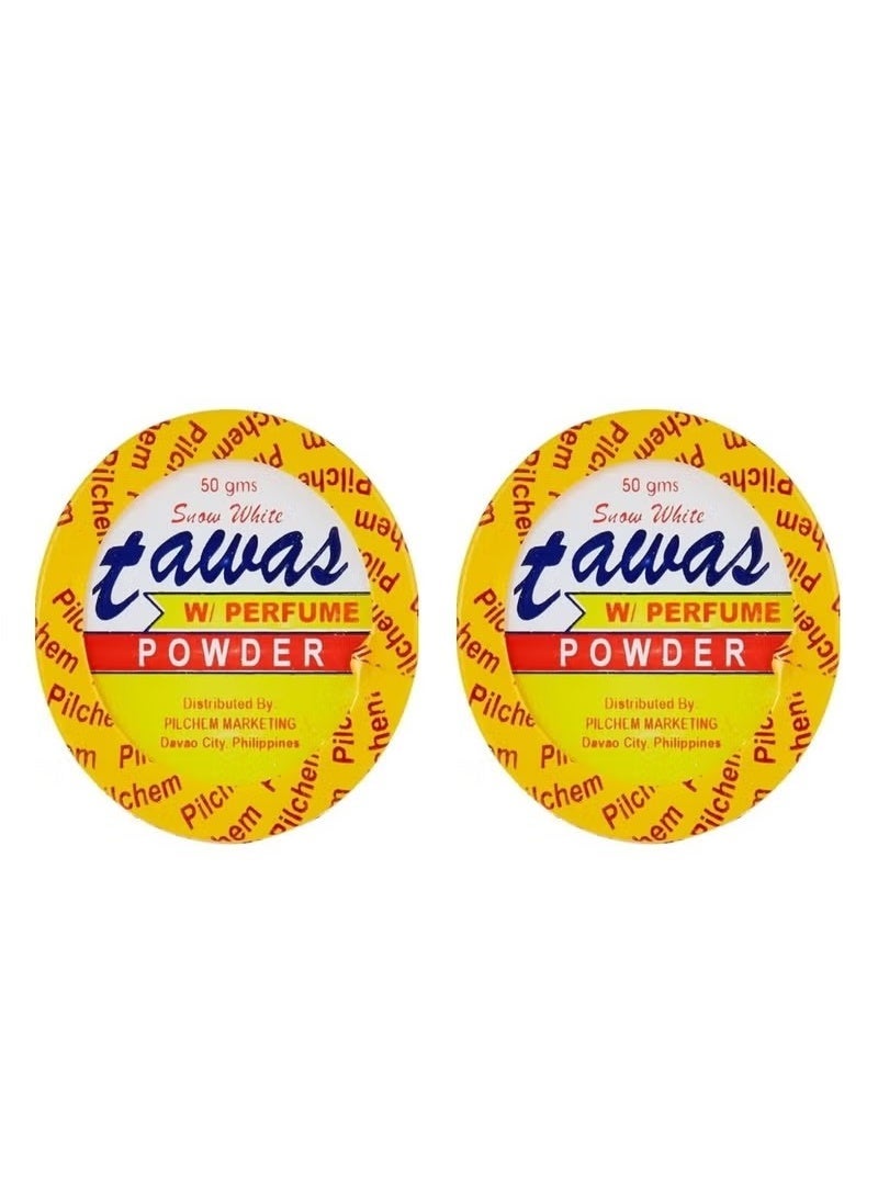 Tawas Crystals with Perfume Deodorant Powder, 2 Pieces x 50g - Image 1