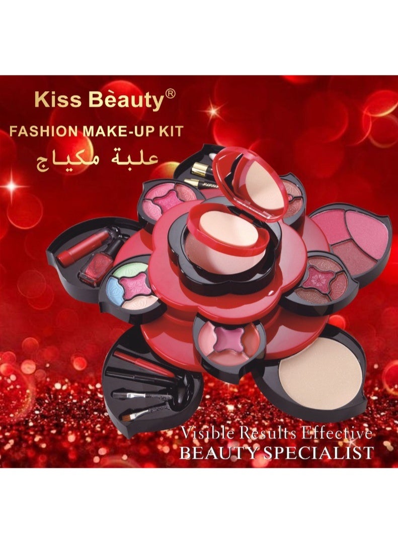 Kiss Beauty Fashion Make-Up Kit | Fresh & Flawless Look | Romantic Makeup Gift Set - Image 5
