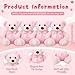 Civaner 4 Pack 14 Inches Teddy Bears Plush Stuffed Animals Cute Soft Bears Gifts Bulk for Women BFF GirlfriendPink - Image 4