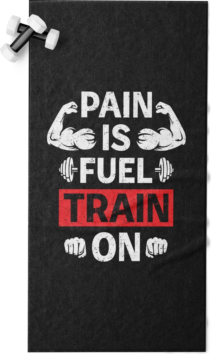 Eray Home Erays Home Erayshome Digital Printed Sports Fitness Towel 50X100 cm 100% Cotton