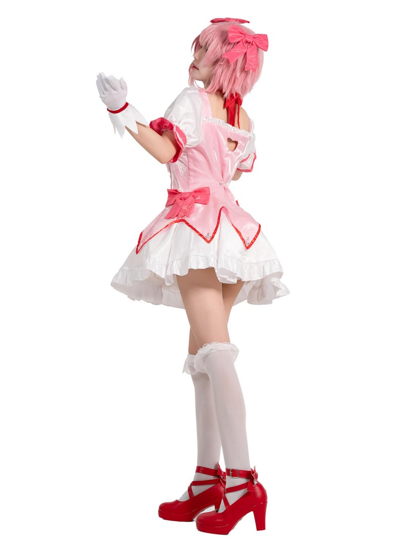OSIAS OSIAS Kaname Madoka Puella Magi Madoka Magic Cosplay Costume (XS)  - Image 2