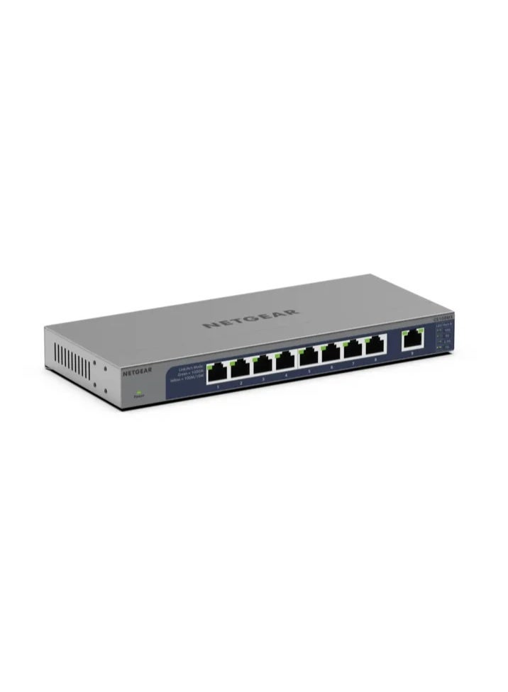 NETGEAR 8-Port Gigabit Ethernet Unmanaged Switch with 1 dedicated 10G/Multi-Gig Port grey - Image 1