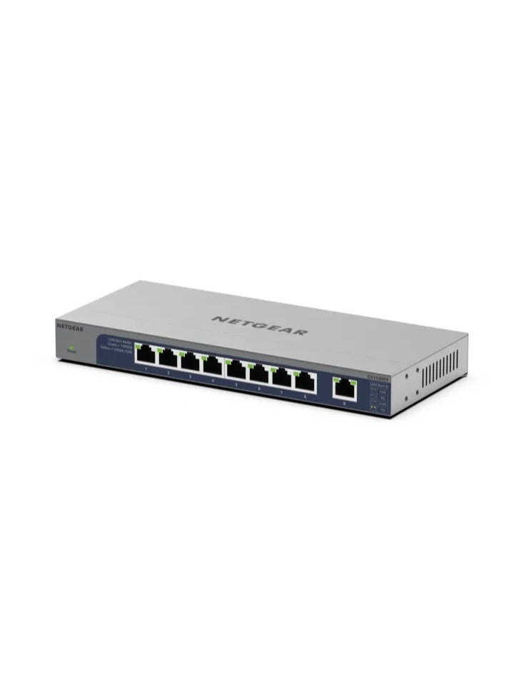 NETGEAR 8-Port Gigabit Ethernet Unmanaged Switch with 1 dedicated 10G/Multi-Gig Port grey - Image 2