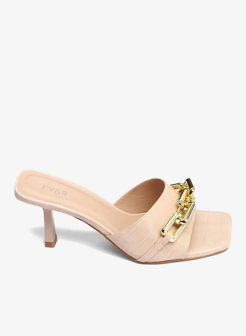 فايور Chain Link Heeled Sandal HL 120