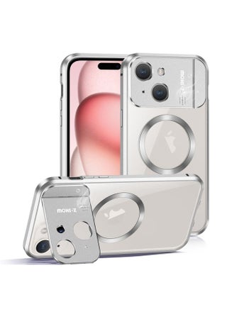 غطاء حافظة لهاتف iPhone 15 مزود بحامل للعلاج بالروائح العطرية وغطاء مغناطيسي أحادي الجانب لهاتف MagSafe باللون الأبيض - pzsku/ZF77CCEF8EA299F0918D8Z/45/_/1712530511/a33edc75-8593-4c1a-a649-f74c96bad63a