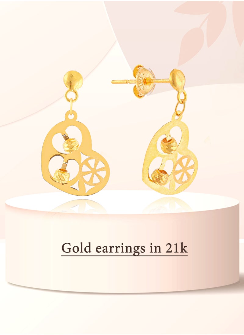 BAFLEH JEWELLERY - The Irresistible Charm of 21k Gold Earring Designs - Image 1