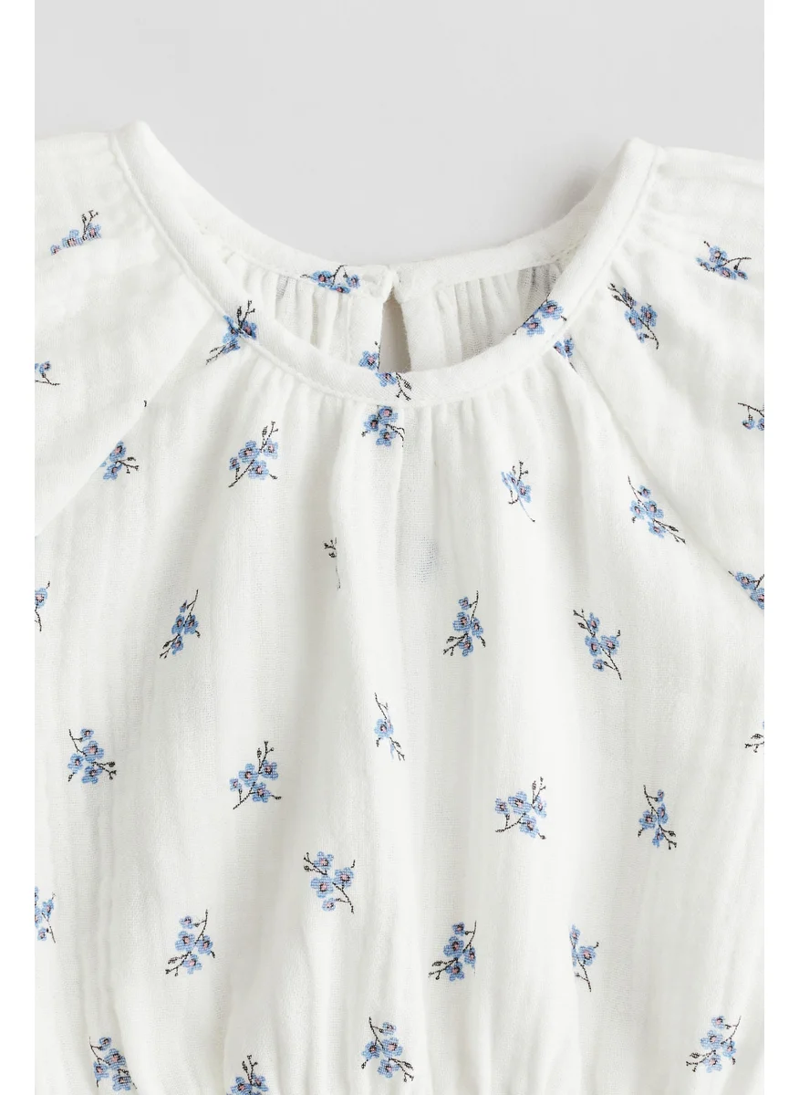 اتش اند ام Cotton Muslin Top